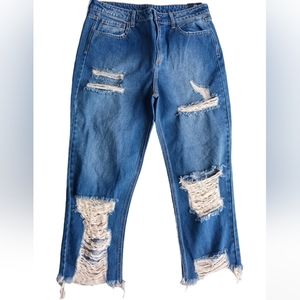 Super distressed jeans